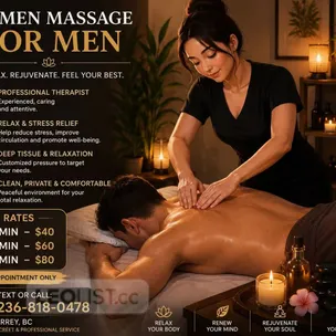 Certified Massage Therapist Deep Tissue & Relaxation Massage