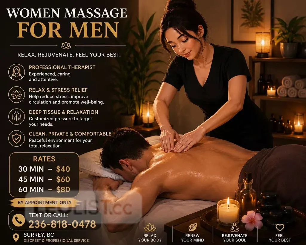 Certified Massage Therapist Deep Tissue & Relaxation Massage